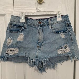 Jean shorts!